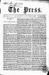 Press (London) Saturday 08 November 1856 Page 1