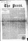 Press (London) Saturday 03 October 1857 Page 1
