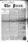 Press (London) Saturday 07 November 1857 Page 1