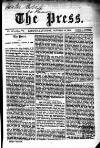 Press (London) Saturday 23 January 1858 Page 1