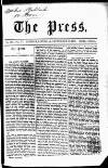 Press (London) Saturday 11 September 1858 Page 1