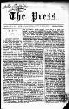 Press (London) Saturday 23 October 1858 Page 1