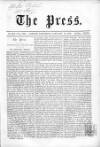 Press (London) Saturday 14 January 1860 Page 1