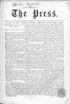 Press (London) Saturday 25 February 1860 Page 1