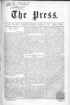 Press (London) Saturday 17 March 1860 Page 1