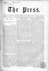 Press (London) Saturday 24 March 1860 Page 1