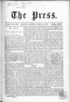 Press (London) Saturday 14 April 1860 Page 1