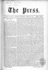 Press (London) Saturday 28 April 1860 Page 1
