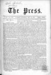 Press (London) Saturday 12 May 1860 Page 1