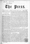 Press (London) Saturday 19 May 1860 Page 1
