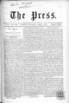Press (London) Saturday 09 June 1860 Page 1