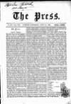 Press (London) Saturday 21 July 1860 Page 1