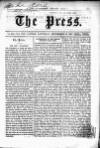 Press (London) Saturday 15 September 1860 Page 1