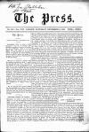 Press (London) Saturday 08 December 1860 Page 1