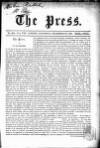 Press (London) Saturday 29 December 1860 Page 1