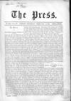 Press (London) Saturday 02 February 1861 Page 1