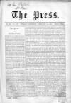 Press (London) Saturday 16 February 1861 Page 1