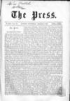 Press (London) Saturday 02 March 1861 Page 1