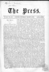 Press (London) Saturday 09 March 1861 Page 1