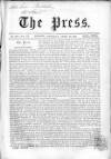 Press (London) Saturday 20 April 1861 Page 1