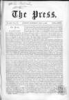 Press (London) Saturday 04 May 1861 Page 1