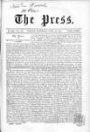Press (London) Saturday 15 June 1861 Page 1
