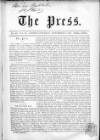 Press (London) Saturday 21 September 1861 Page 1