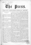 Press (London) Saturday 26 October 1861 Page 1