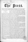 Press (London) Saturday 14 December 1861 Page 1