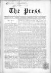 Press (London) Saturday 08 February 1862 Page 1