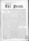 Press (London) Saturday 22 February 1862 Page 1
