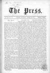 Press (London) Saturday 22 March 1862 Page 1