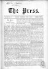 Press (London) Saturday 05 April 1862 Page 1
