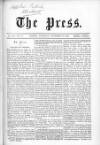 Press (London) Saturday 22 November 1862 Page 1