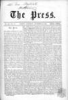 Press (London) Saturday 29 November 1862 Page 1