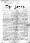 Press (London) Saturday 03 January 1863 Page 1