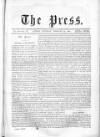Press (London) Saturday 28 February 1863 Page 1