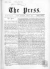 Press (London) Saturday 25 April 1863 Page 1