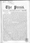 Press (London) Saturday 23 May 1863 Page 1