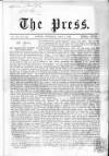 Press (London) Saturday 04 July 1863 Page 1