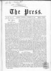 Press (London) Saturday 10 October 1863 Page 1