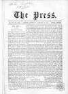 Press (London) Saturday 23 January 1864 Page 1