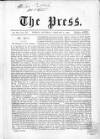 Press (London) Saturday 06 February 1864 Page 1