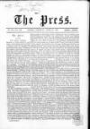 Press (London) Saturday 23 April 1864 Page 1