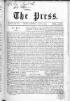 Press (London) Saturday 18 June 1864 Page 1