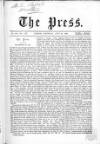 Press (London) Saturday 30 July 1864 Page 1