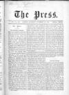 Press (London) Saturday 12 November 1864 Page 1