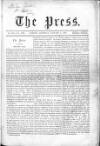 Press (London) Saturday 07 January 1865 Page 1