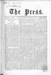 Press (London) Saturday 11 March 1865 Page 1