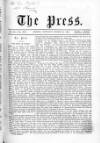 Press (London) Saturday 25 March 1865 Page 1